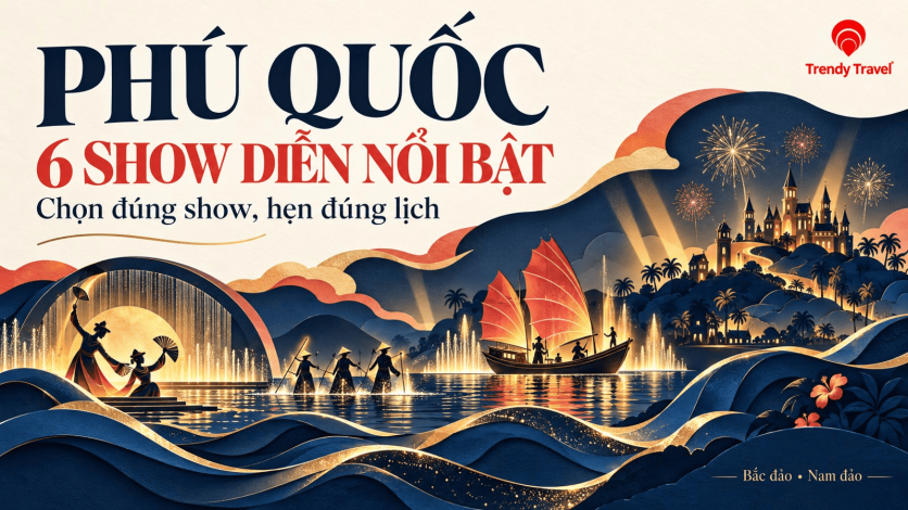 [PHÚ QUỐC] Top 6 show diễn triệu đô ở Bắc và Nam đảo
