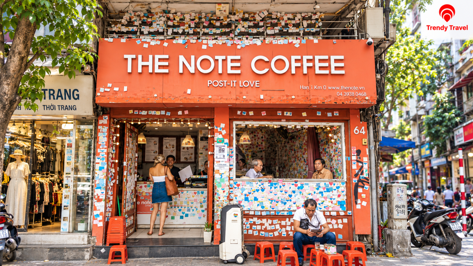 The Note Coffee là điểm dừng chân thú vị khi khám phá Hà Nội.