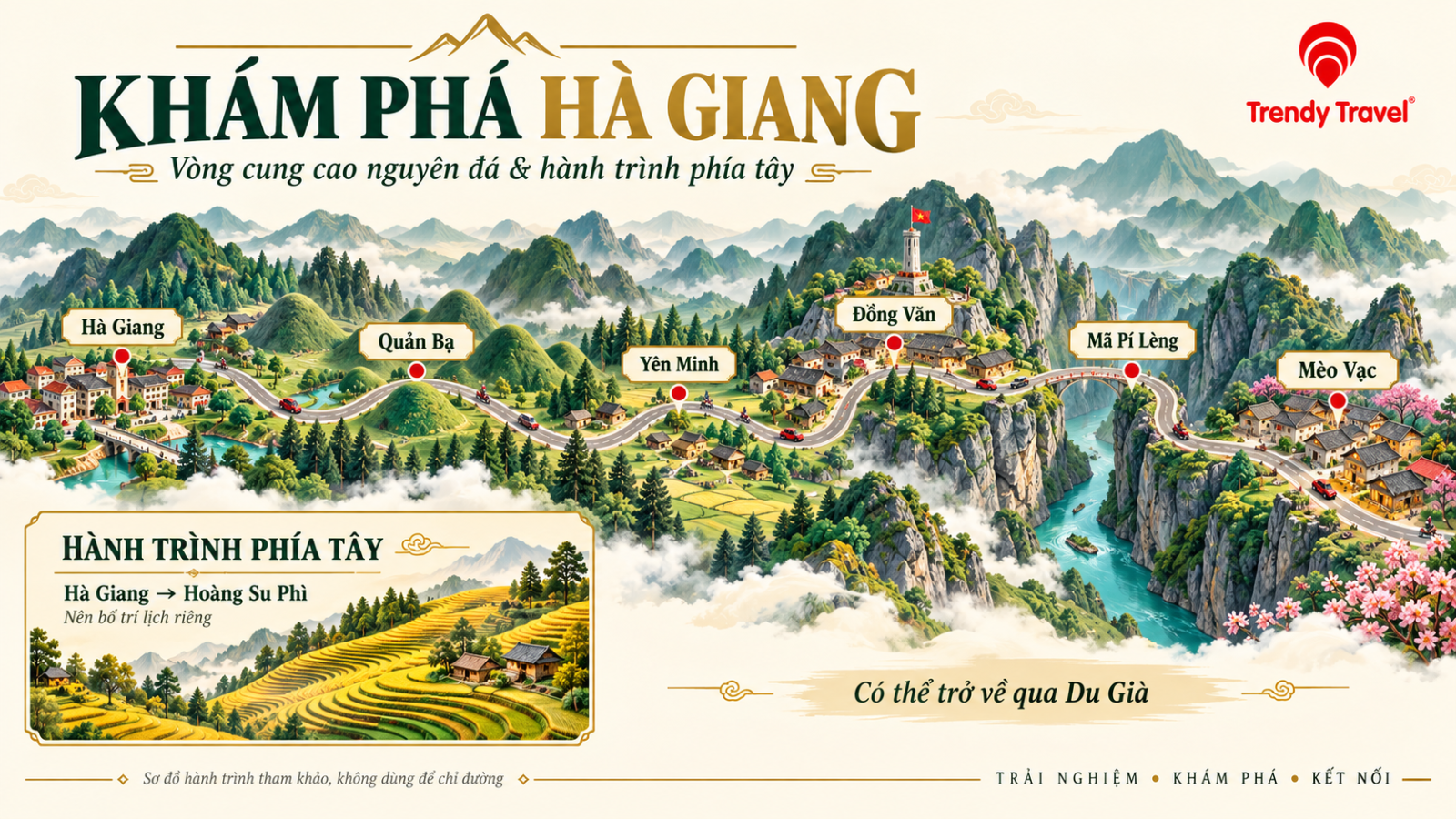Lên lịch ngắm núi mùa thu.