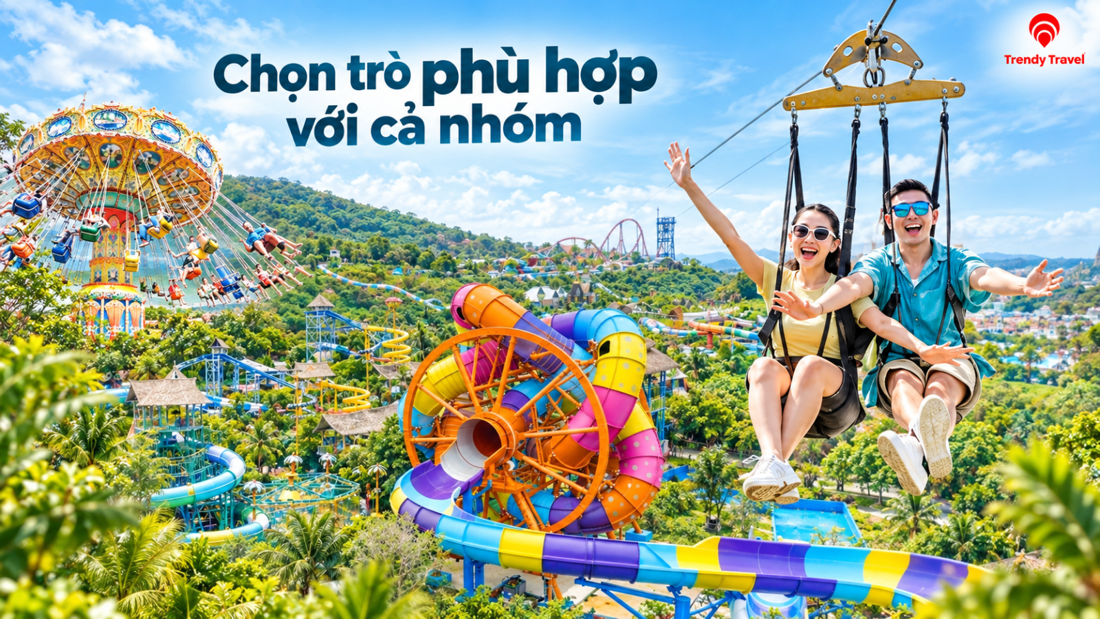 Chọn trò phù hợp với cả nhóm.